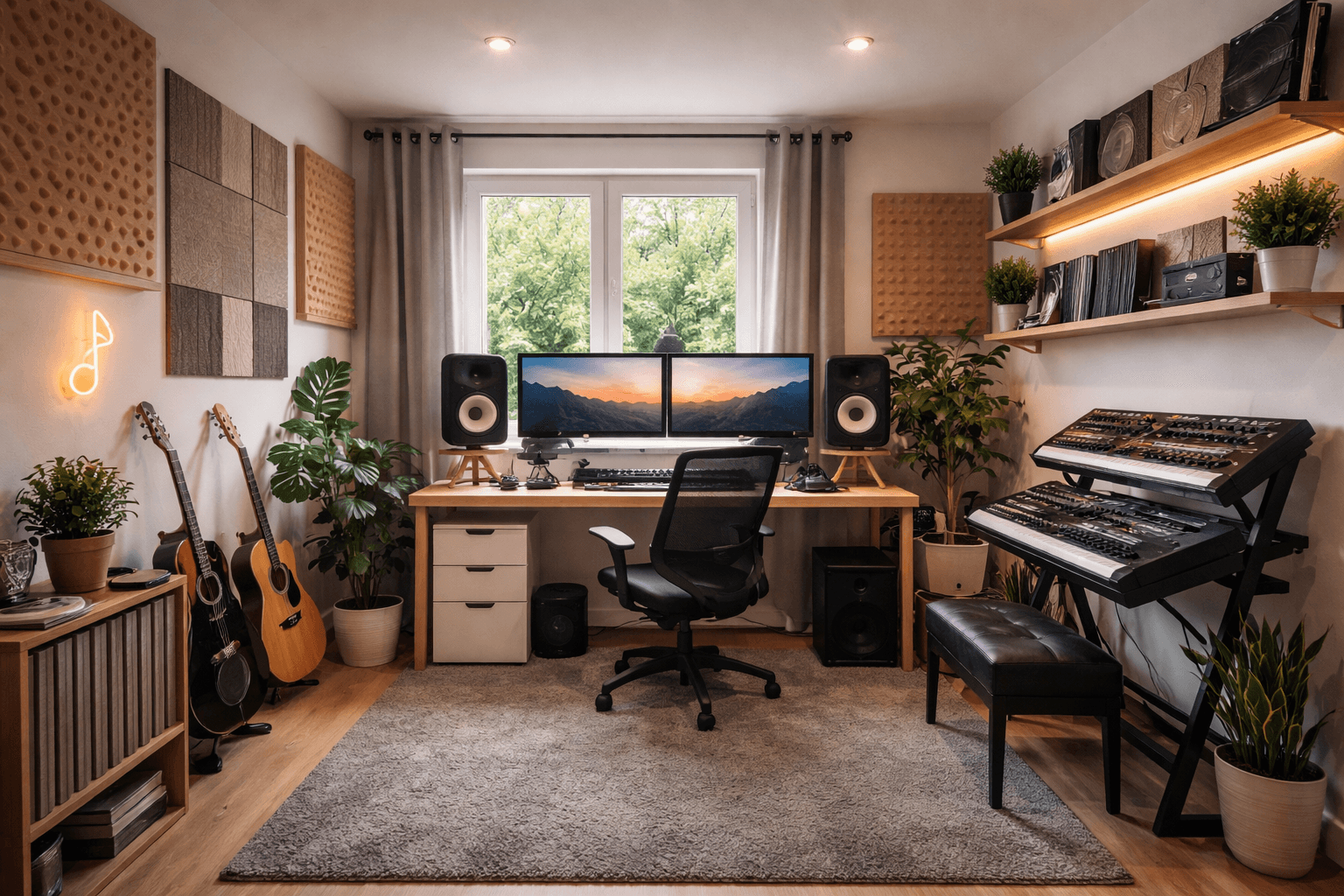 Home Studio 15m² — Thiết Kế Và Thi Công Thực Tế Từ A Đến Z