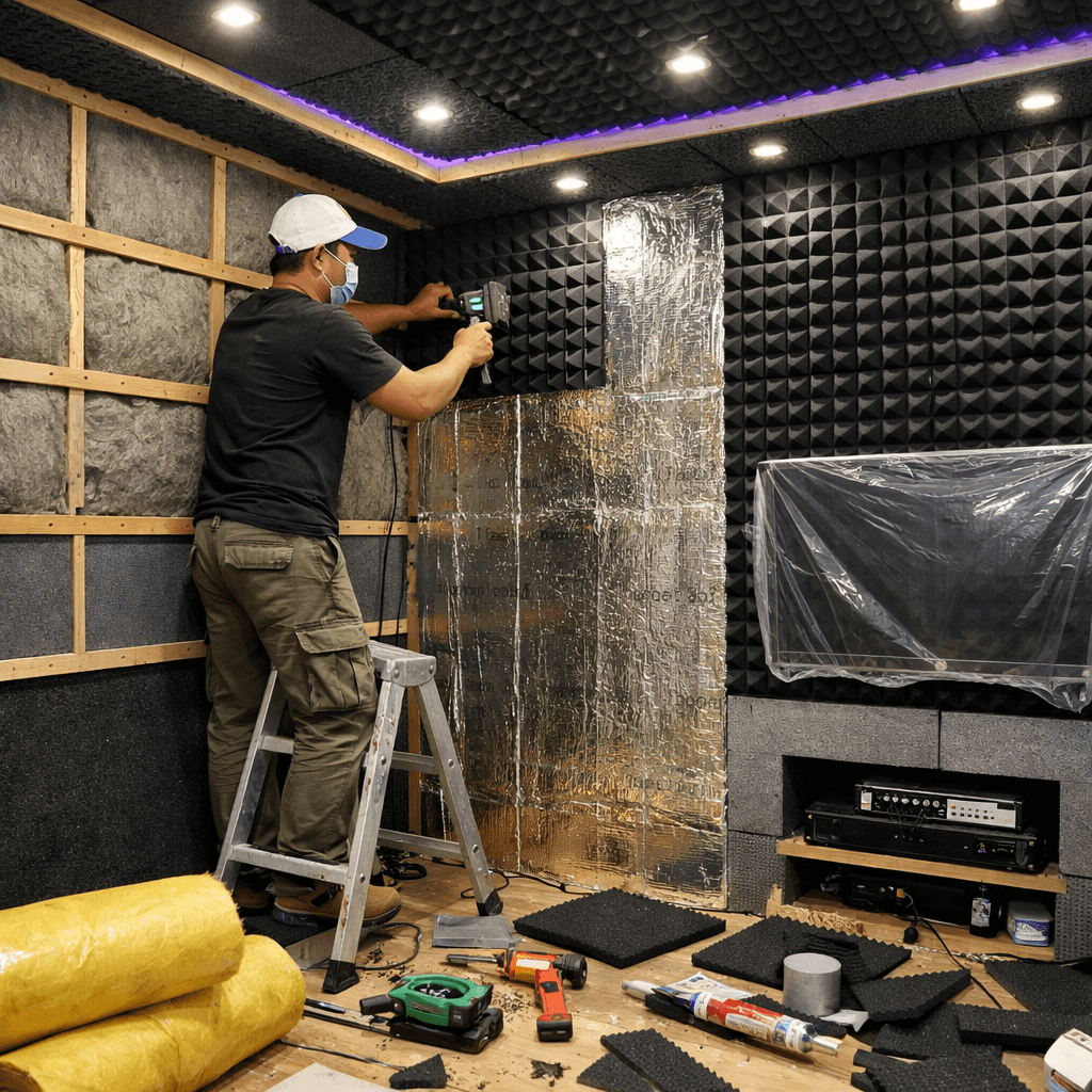 Cách Âm Phòng Karaoke 20m² — Chi Phí Thực Tế Breakdown Từng Hạng Mục 2026