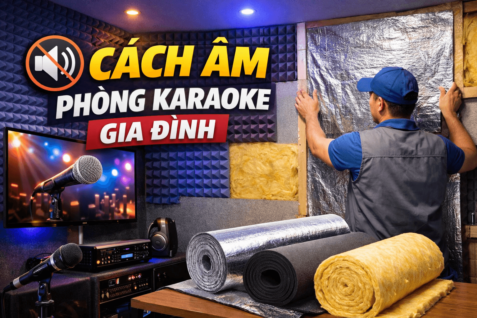 Cách Âm Phòng Karaoke Gia Đình — Hướng Dẫn Từ A Đến Z