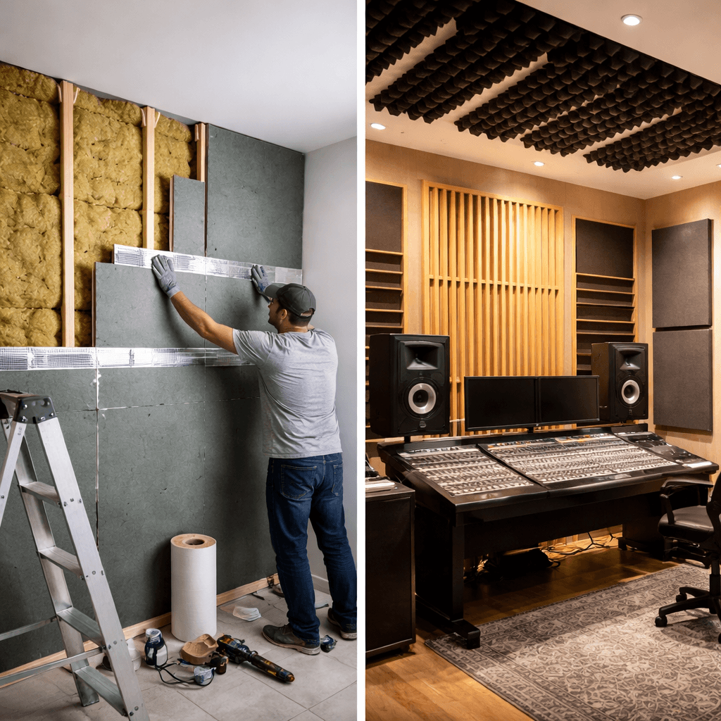 Soundproofing vs Acoustic Treatment — Khác Nhau Thế Nào, Dùng Cái Nào Khi Nào